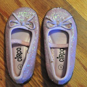 Girls Baby Circo Sparkle Shoes sz 6